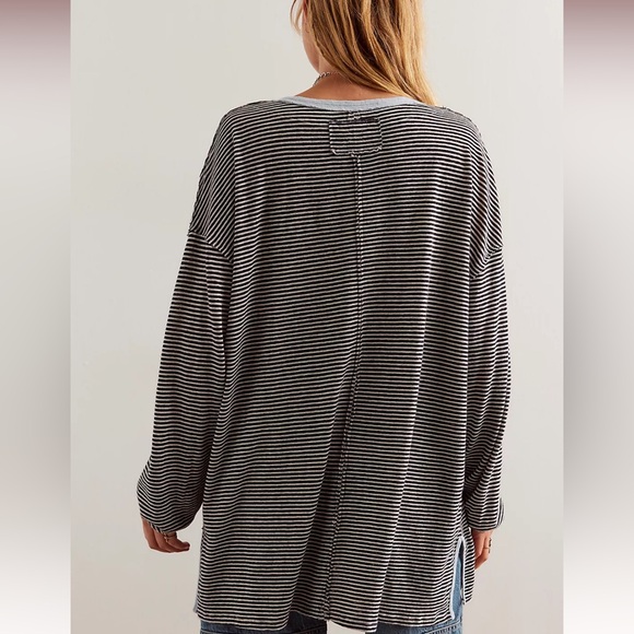 1322. We The Free Veronica Stripe Tee - Picture 2 of 8